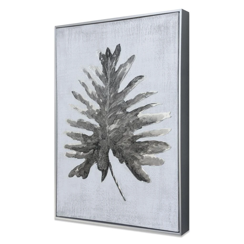 商品Gild Design House|Silver Jungle I Hand Painted Canvas,价格¥902,第3张图片详细描述