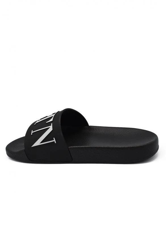 商品Valentino|Luxury shoes for women valentino vltn flip flops in black rubber,价格¥2590,第3张图片详细描述