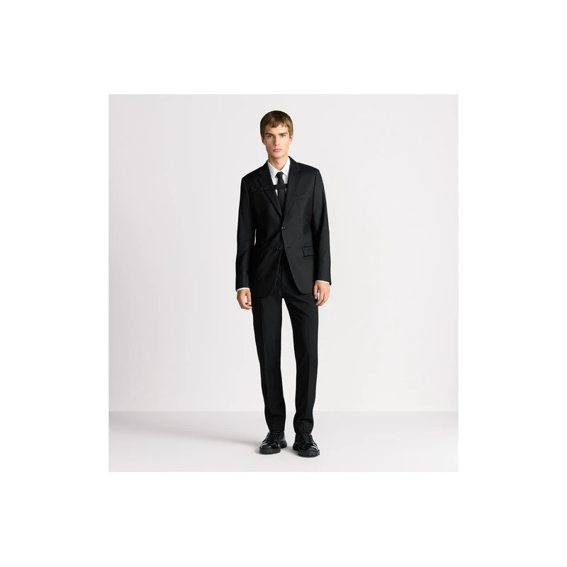 商品Dior|Dior 迪奥 男士黑色羊毛西服,价格¥17434,第5张图片详细描述
