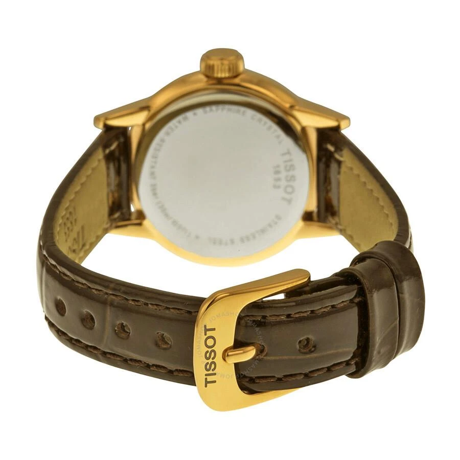 商品Tissot|卡森系列 真皮表带女士石英腕表 T0852103601300,价格¥1035,第3张图片详细描述