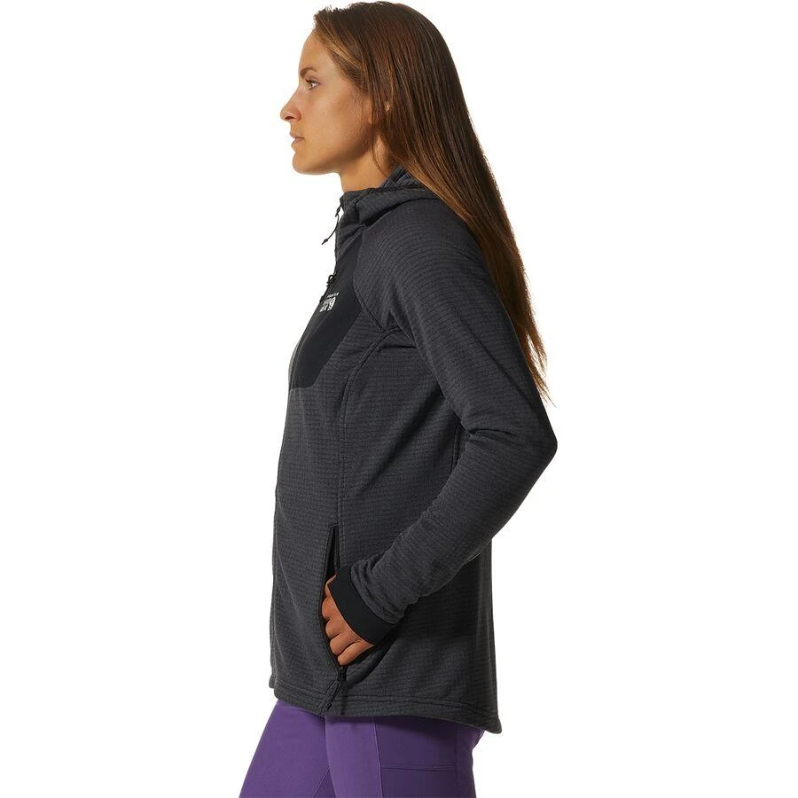 商品Mountain Hardwear|Polartec Power Grid Full-Zip Hooded Jacket  - Women's,价格¥900,第5张图片详细描述