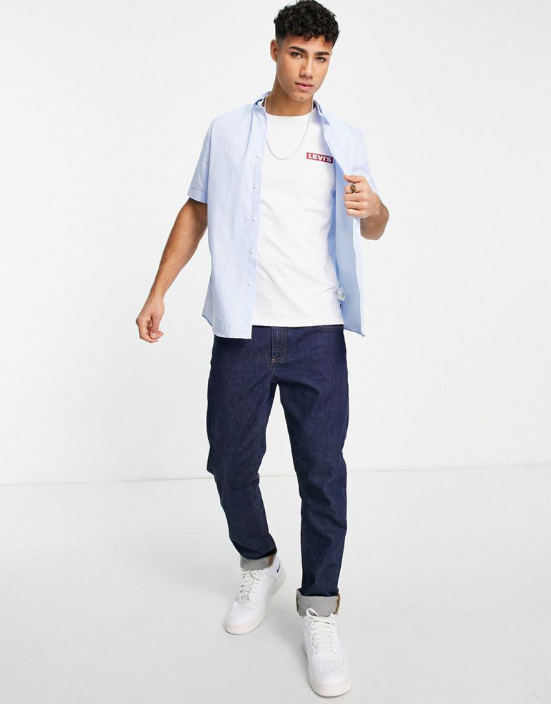 Levi's 2 pack t-shirts in navy/white with baby boxtab logo商品第4张图片规格展示