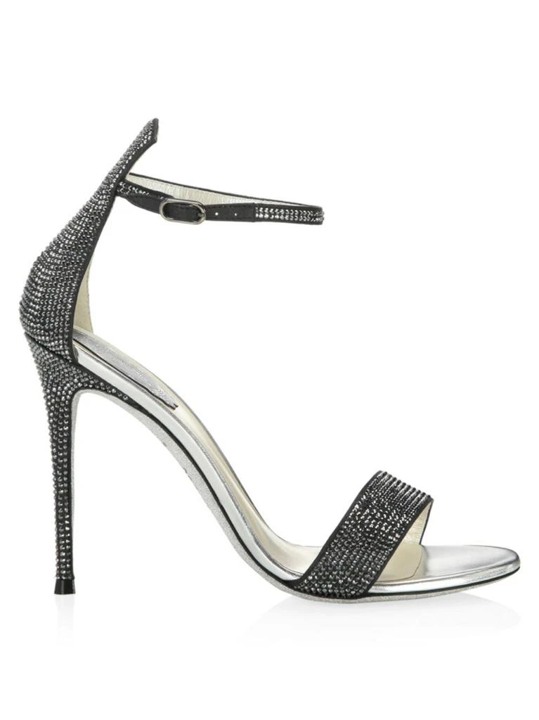 商品Rene Caovilla|Rene Caovilla - Celebrita Crystal-Embellished Satin & Leather Sandals,价格¥3795,第1张图片