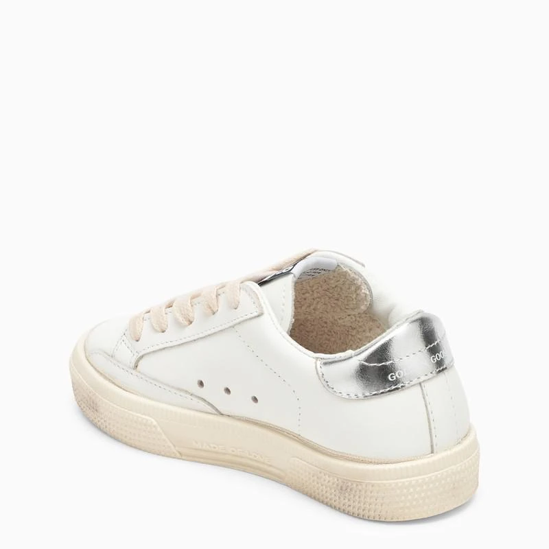 商品Golden Goose|May white/gold/silver low trainer,价格¥1166,第4张图片详细描述