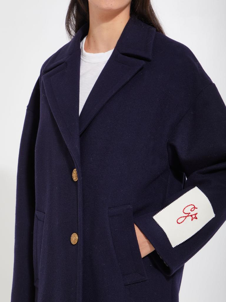 商品Golden Goose|Blue wool coat,价格¥3620,第6张图片详细描述