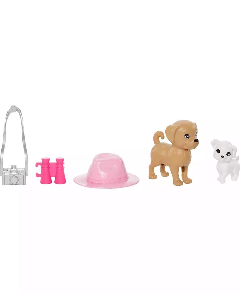 商品Barbie|and Stacie Sister Doll Set with 2 Pet Dogs and Accessories,价格¥172,第3张图片详细描述