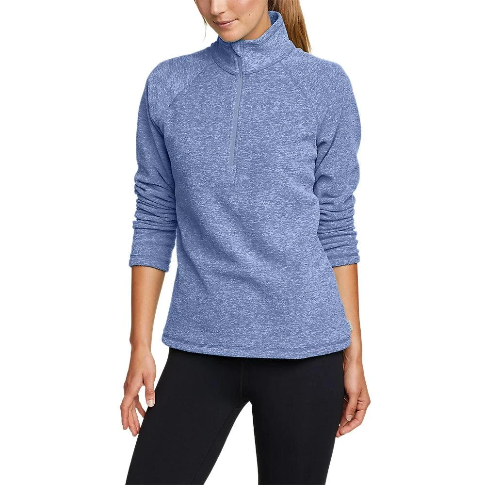 Women's Fast Fleece Raglan-Sleeve 1/4-Zip - Solid 商品