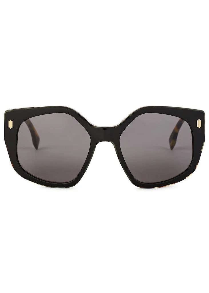 商品Fendi|Fendi Bold black oversized sunglasses,价格¥2734,第2张图片详细描述