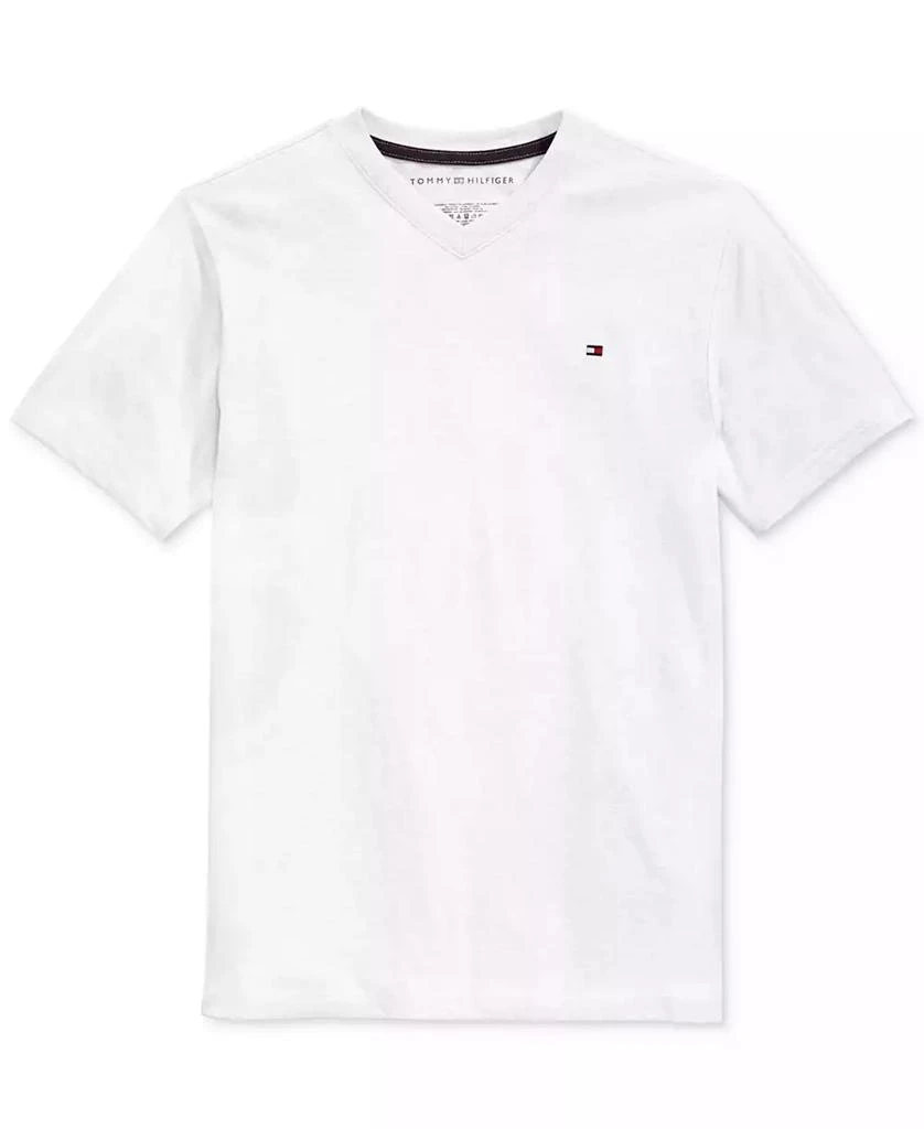 商品Tommy Hilfiger|Toddler and Little Boys Embroidered Logo V-Neck Tee,价格¥97,第5张图片详细描述