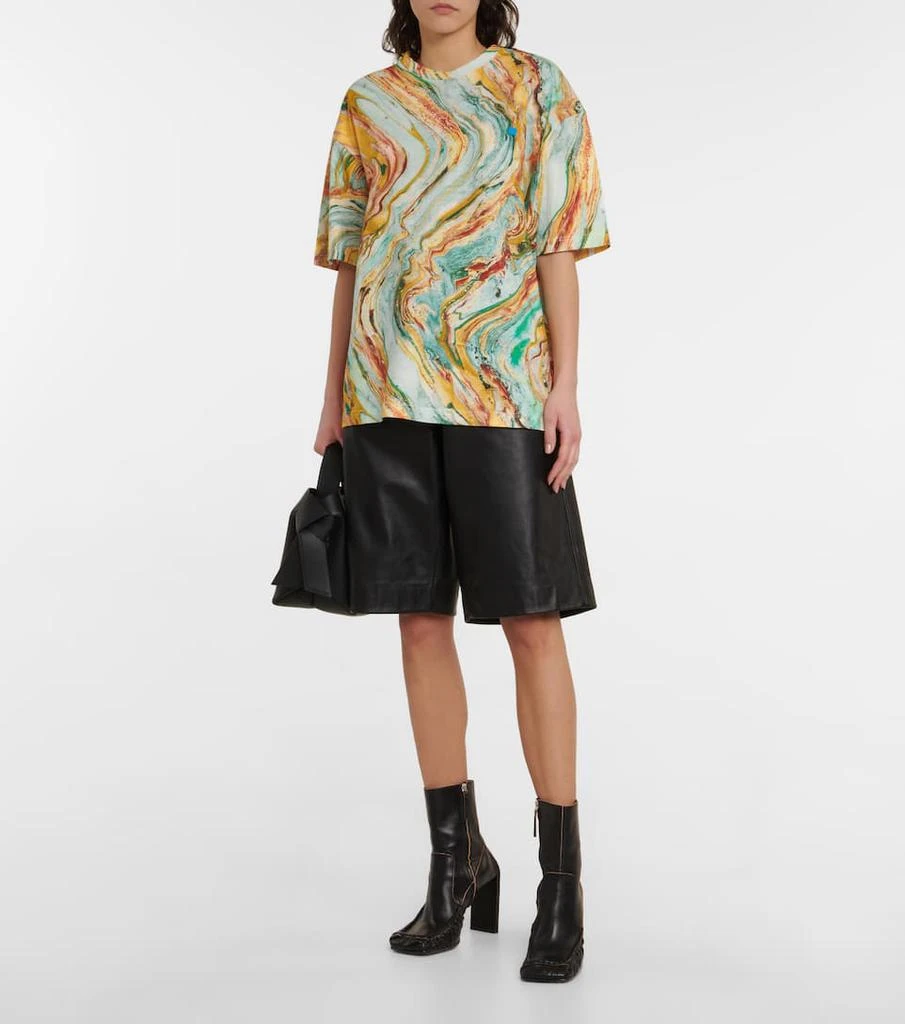 商品Acne Studios|大理石印花棉质T恤,价格¥1165,第2张图片详细描述