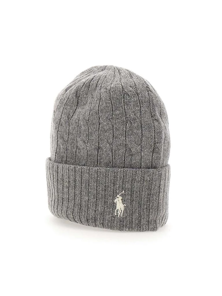 商品Ralph Lauren|POLO RALPH LAUREN "Cable Cuff" wool and cashmere hat,价格¥720,第3张图片详细描述