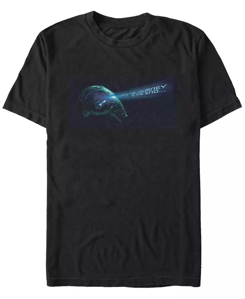 商品Marvel|Marvel Men's Avengers Endgame Iron Man Helmet, Short Sleeve T-shirt,价格¥186,第1张图片
