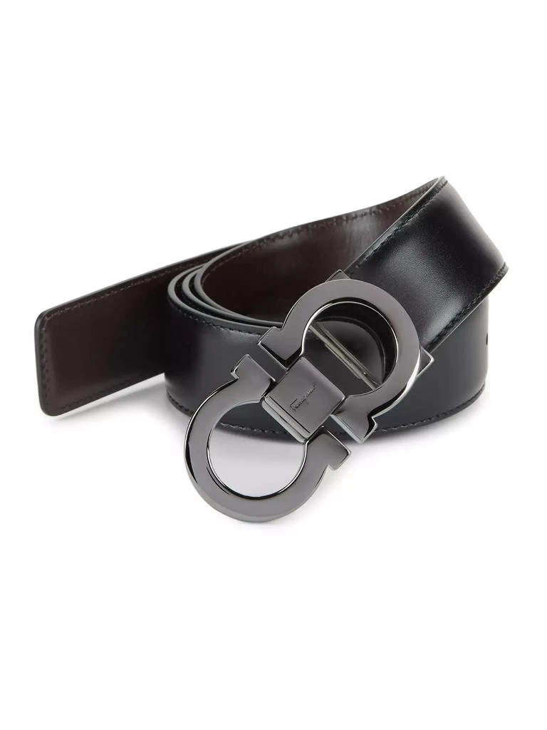 商品Salvatore Ferragamo|Gancini Buckle Adjustable Cut-to-Size Reversible Belt,价格¥4181,第1张图片