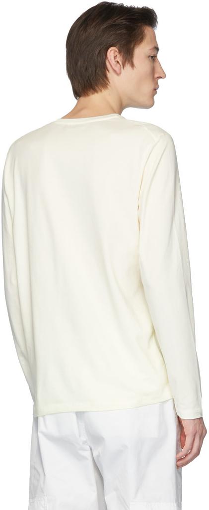 White Jersey Long Sleeve T-Shirt商品第3张图片规格展示