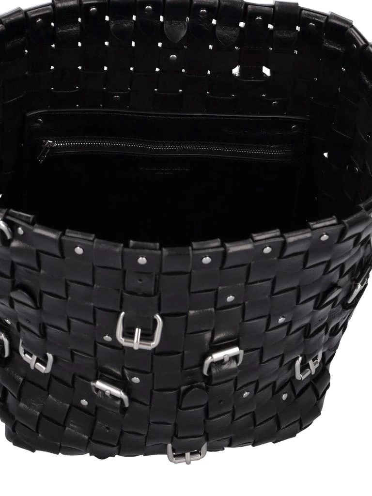商品Alexander Wang|Medium Lock Leather Hobo Bag,价格¥9514,第4张图片详细描述
