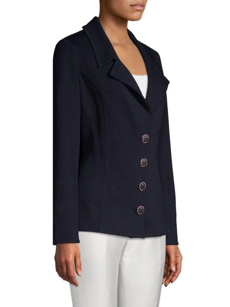 商品St. John|Santana Long-Sleeve Jacket,价格¥5695,第3张图片详细描述