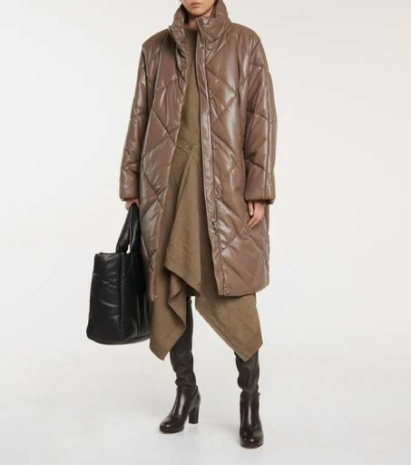商品STAND STUDIO|Anissa绗缝人造皮革大衣,价格¥2881,第2张图片详细描述