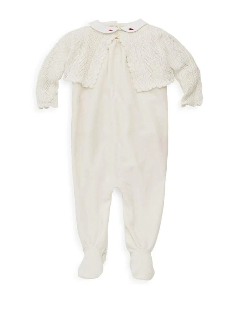 商品Ralph Lauren|Ralph Lauren - Baby's 3-Piece Bodysuit, Cardigan & Overall Set,价格¥373,第1张图片