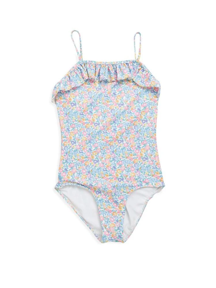 商品Ralph Lauren|Little Girl's & Girl's One-Piece Floral Swimsuit,价格¥221,第1张图片