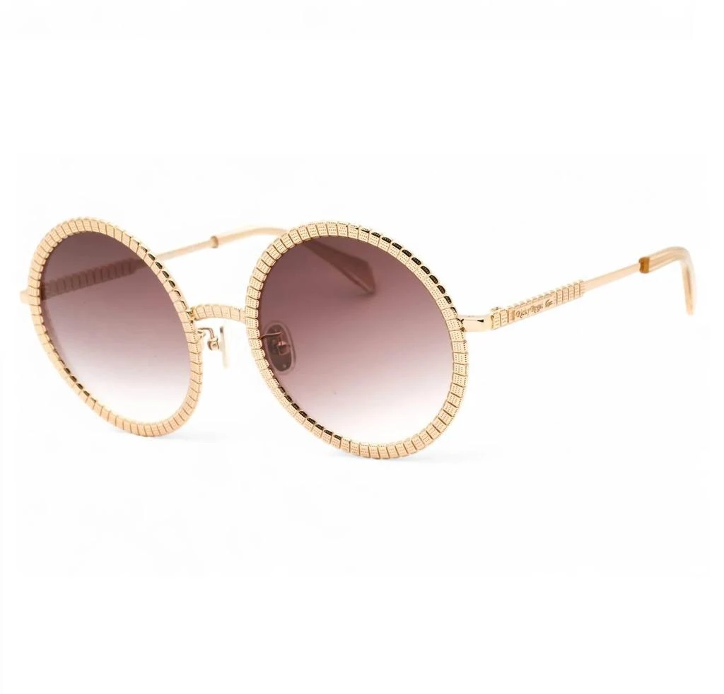 商品Lacoste|Women's L252S Ricky Regal Sunglasses In Medium Gold / Smoke Gradient,价格¥725,第1张图片