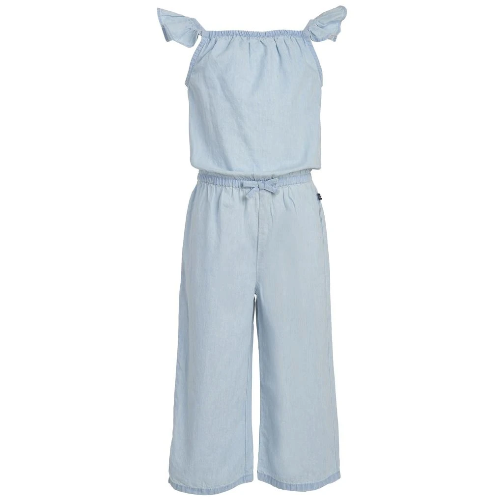 商品Nautica|Nautica Little Girls' Lightweight Denim Jumpsuit (4-7),价格¥102,第1张图片