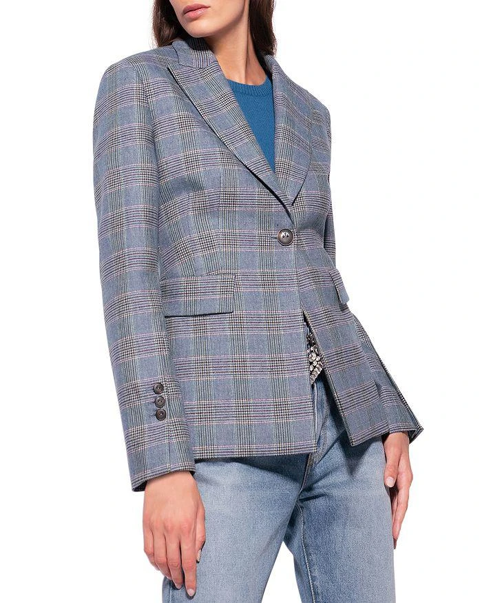 商品PINKO|Evelina Giacca Plaid Blazer,价格¥1506,第1张图片