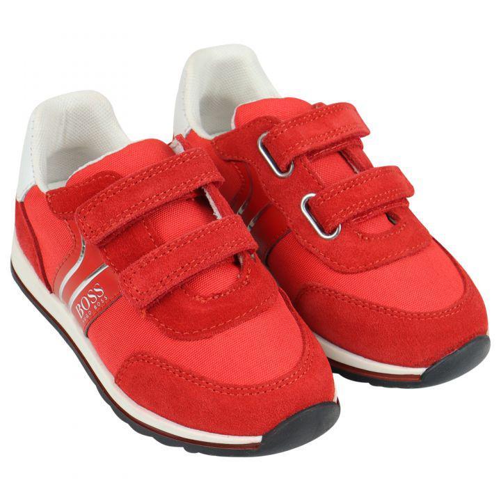 商品Hugo Boss|Bright Red Infant Trainers,价格¥347-¥364,第4张图片详细描述