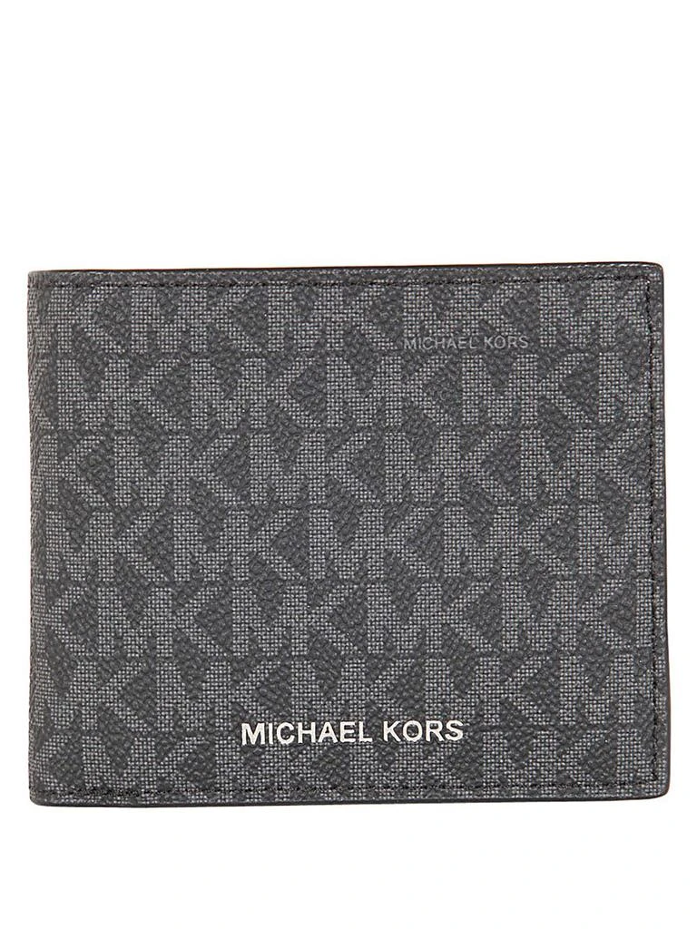 商品Michael Kors|Michael Kors Greyson Logo Lettering Bi-Fold Wallet,价格¥829,第1张图片