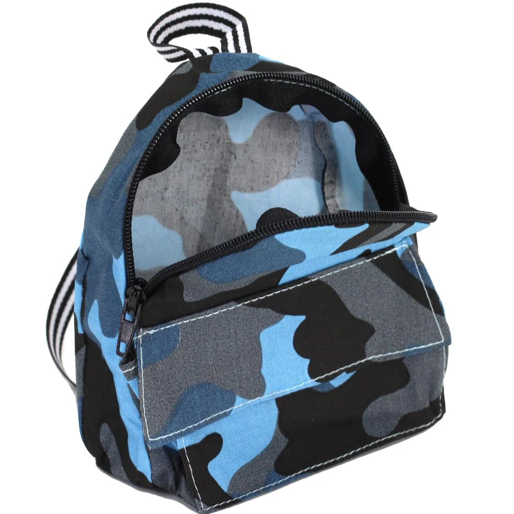 商品Teamson|Sophia’s Camouflage Nylon Backpack for 18" Dolls, Blue,价格¥143,第5张图片详细描述