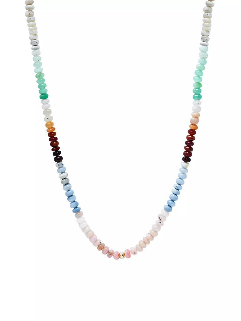 商品Anzie|Bohème 14K Yellow Gold & Multicolored Opal Necklace,价格¥8242,第1张图片