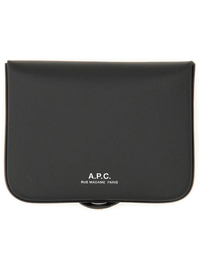 商品A.P.C.|A.P.C. Small Leather Goods in Black,价格¥1437,第1张图片