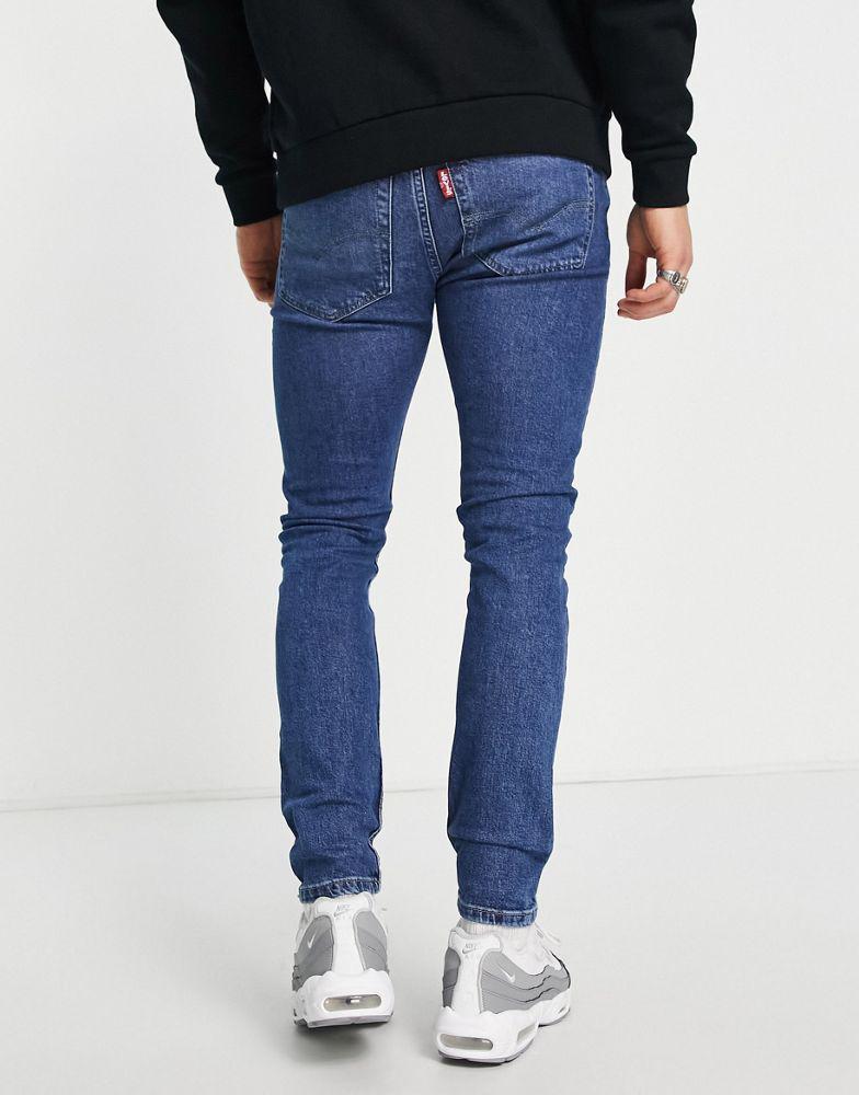 商品Levi's|Levi's 519 super skinny jeans in blue wash,价格¥258,第4张图片详细描述