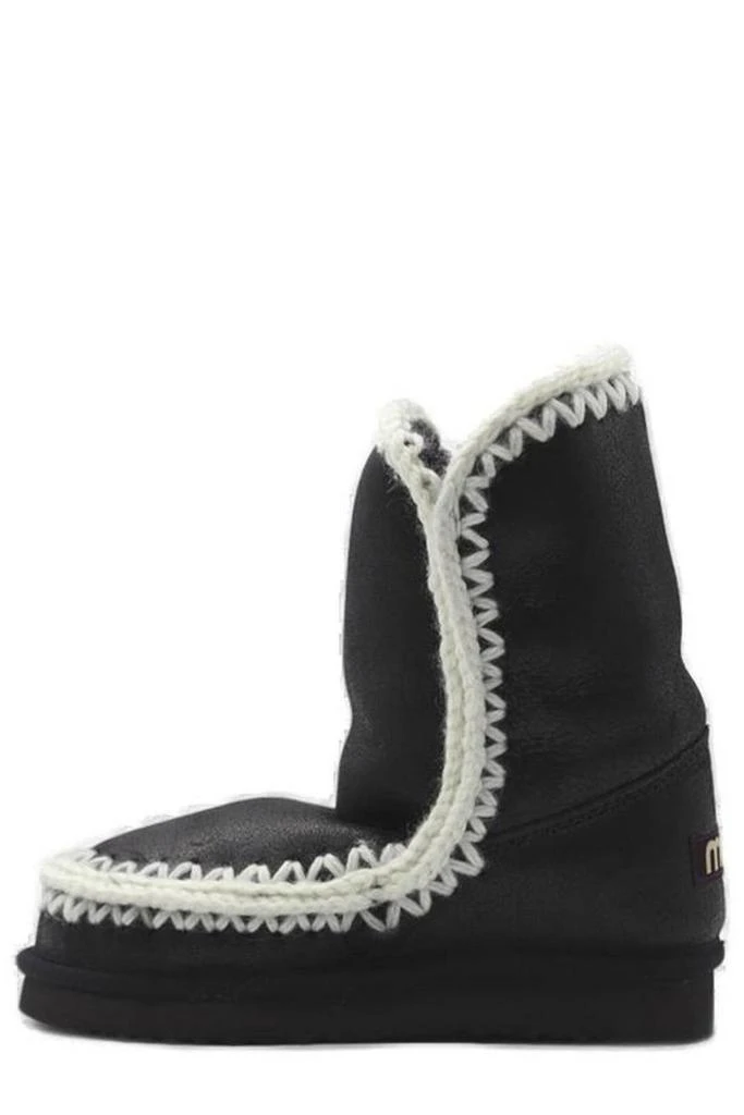 商品Mou|Mou Eskimo Contrast-Stitched Wedge Ankle Boots,价格¥1809,第2张图片详细描述