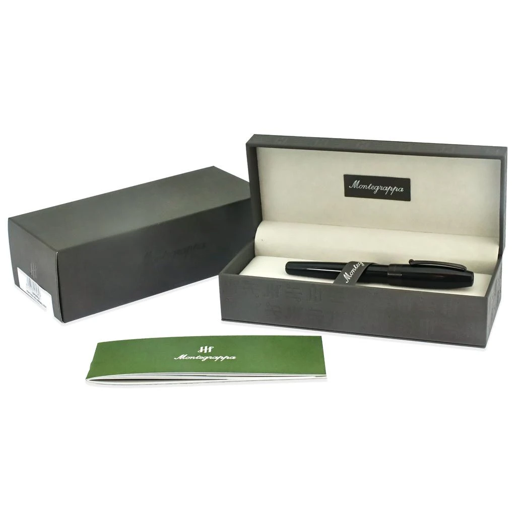 商品Montegrappa|Montegrappa Fortuna Black with Black Trim Fountain Pen (M),价格¥1763,第5张图片详细描述