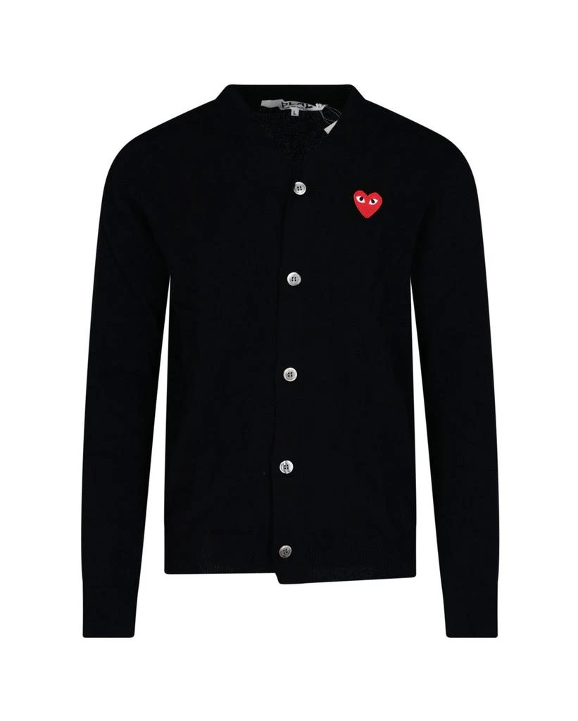 商品Comme des Garcons|Comme des Garçons Play Buttoned Long-Sleeved Cardigan,价格¥1730,第1张图片