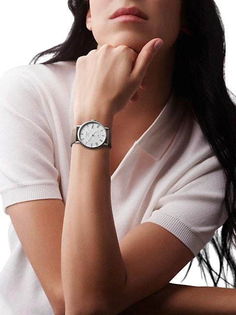 商品Longines|Elegant 39MM Stainless Steel Automatic Watch,价格¥15567,第5张图片详细描述