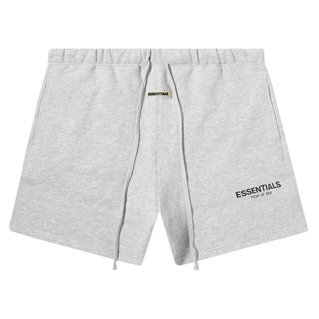 商品Essentials|Fear Of God Essentials Heather Grey Reflective Shorts,价格¥894,第1张图片