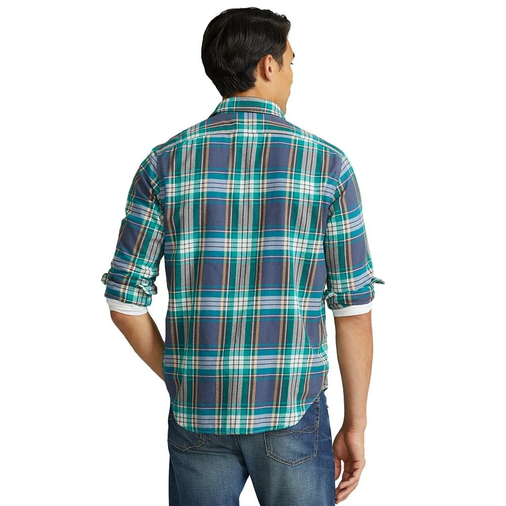 商品Ralph Lauren|Men's Classic-Fit Plaid Twill Workshirt,价格¥209,第2张图片详细描述