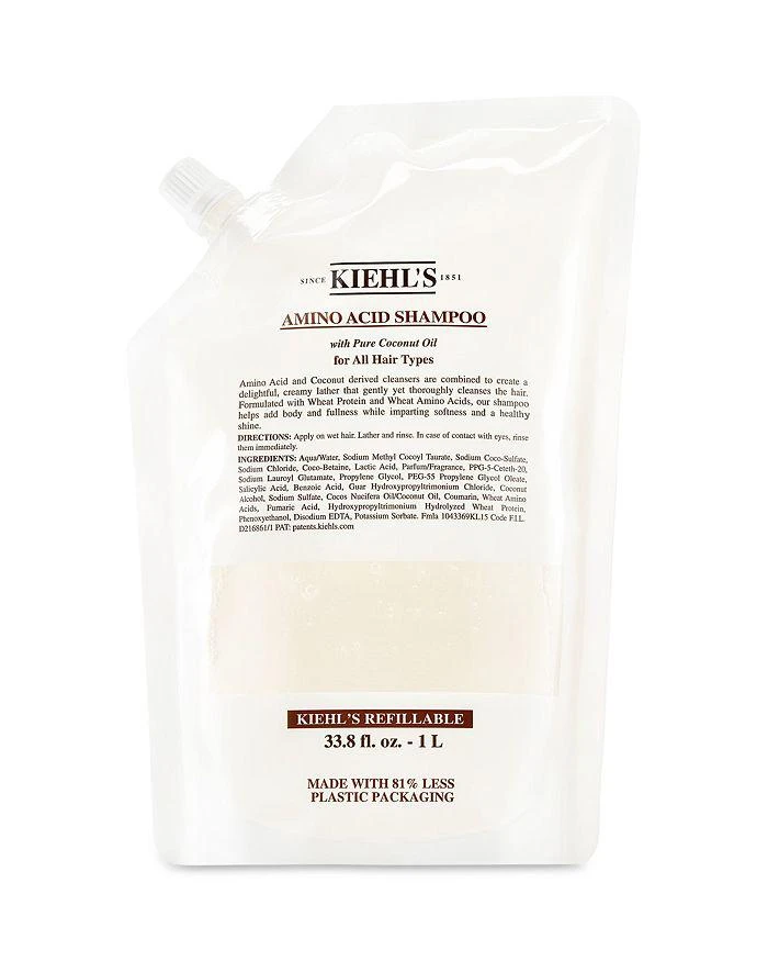 商品Kiehl's|Amino Acid Shampoo Refill 33.8 oz.,价格¥402,第1张图片