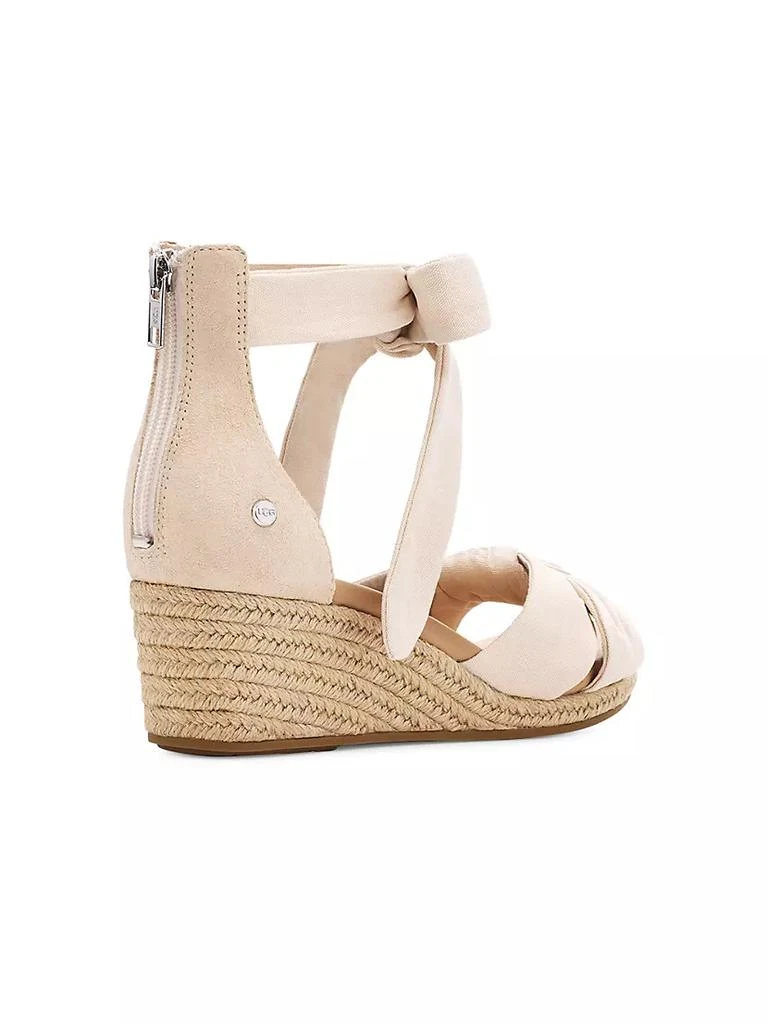 商品UGG|Yarrow Suede Espadrille Wedge Sandals,价格¥741,第3张图片详细描述