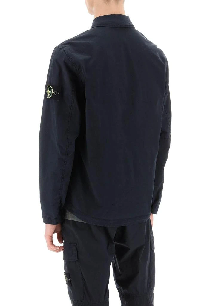商品Stone Island|Supima Cotton Twill Stretch-TC overshirt,价格¥2268,第4张图片详细描述