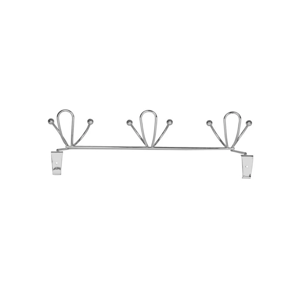 商品Spectrum|Quazar Over The Door 3-Triple Hook Rack,价格¥224,第4张图片详细描述