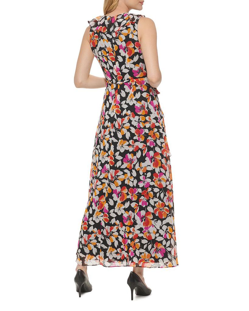 Floral Ruffled Maxi Dress商品第2张图片规格展示