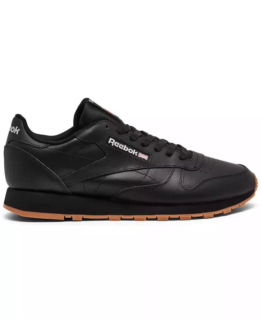 商品Reebok|Men's Classic Leather Casual Sneakers from Finish Line,价格¥675,第2张图片详细描述