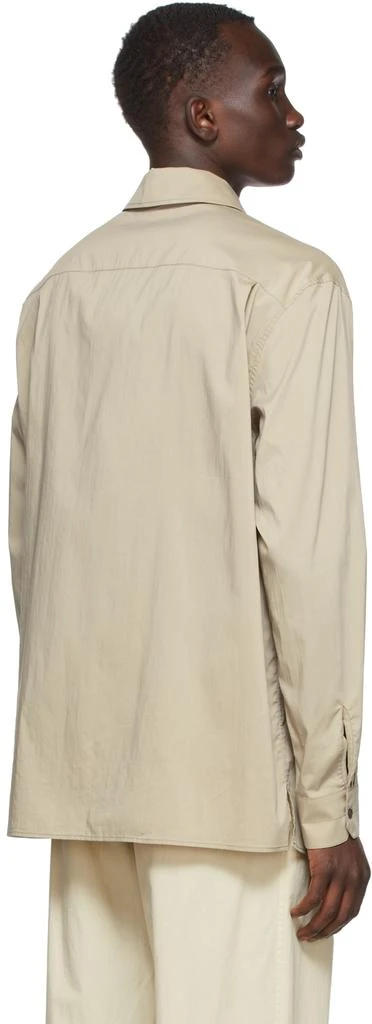 商品Lemaire|Taupe Convertible Collar Shirt,价格¥1637,第3张图片详细描述