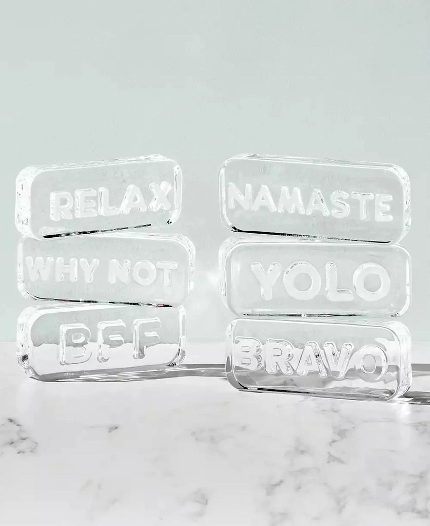 商品Nude Glass|Paroles Bravo Glass Paperweight,价格¥636,第2张图片详细描述