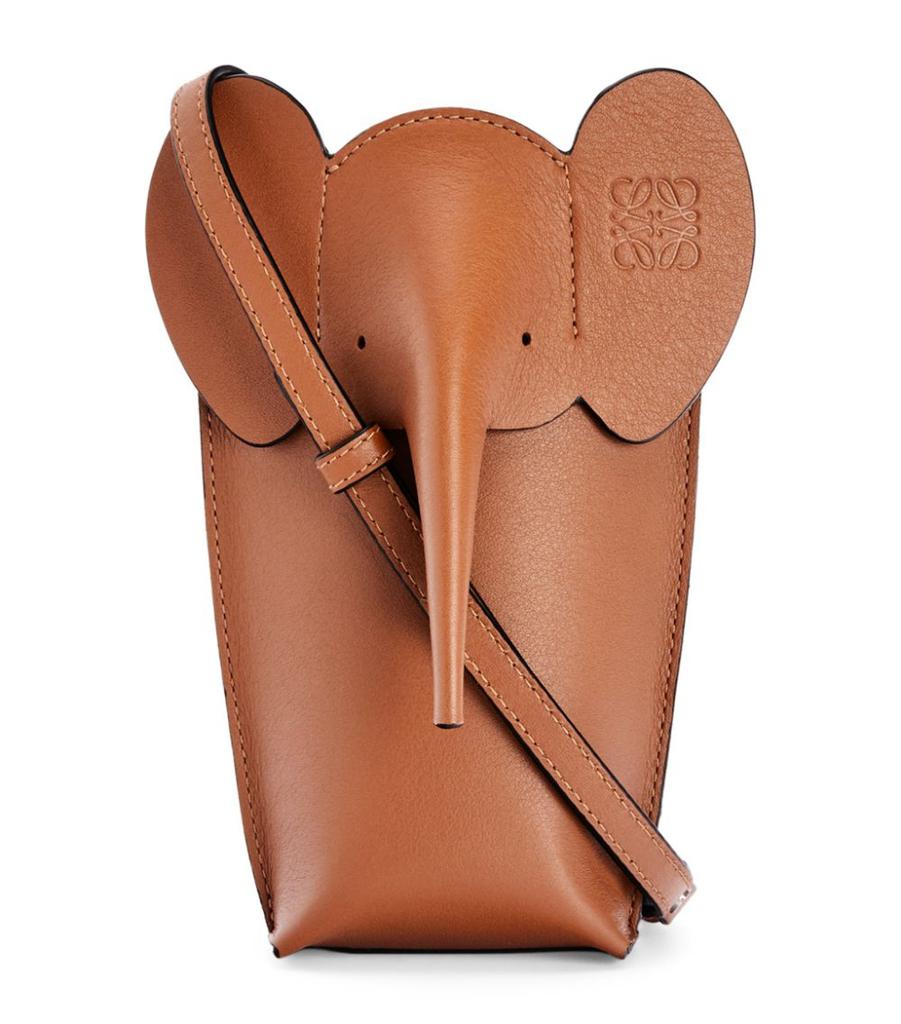 Leather Elephant Pocket Bag商品第1张图片规格展示