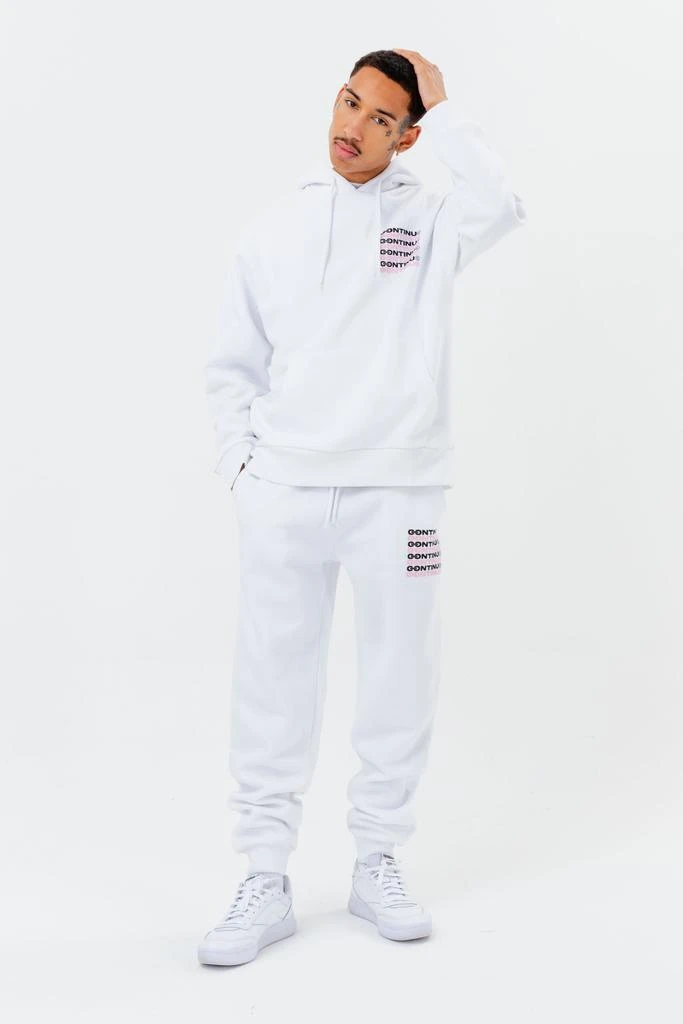 商品CONTINU8 ADULTS|CONTINU8 ADULT WHITE JOGGERS,价格¥74,第4张图片详细描述