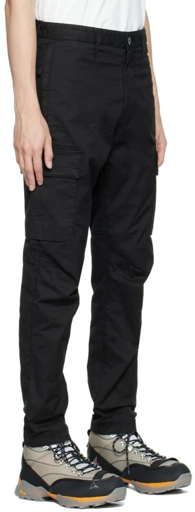 商品Stone Island|Black Straight-Leg Cargo Pants,价格¥2429,第2张图片详细描述