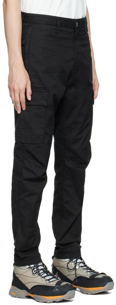 商品Stone Island|Black Straight-Leg Cargo Pants,价格¥3841,第4张图片详细描述